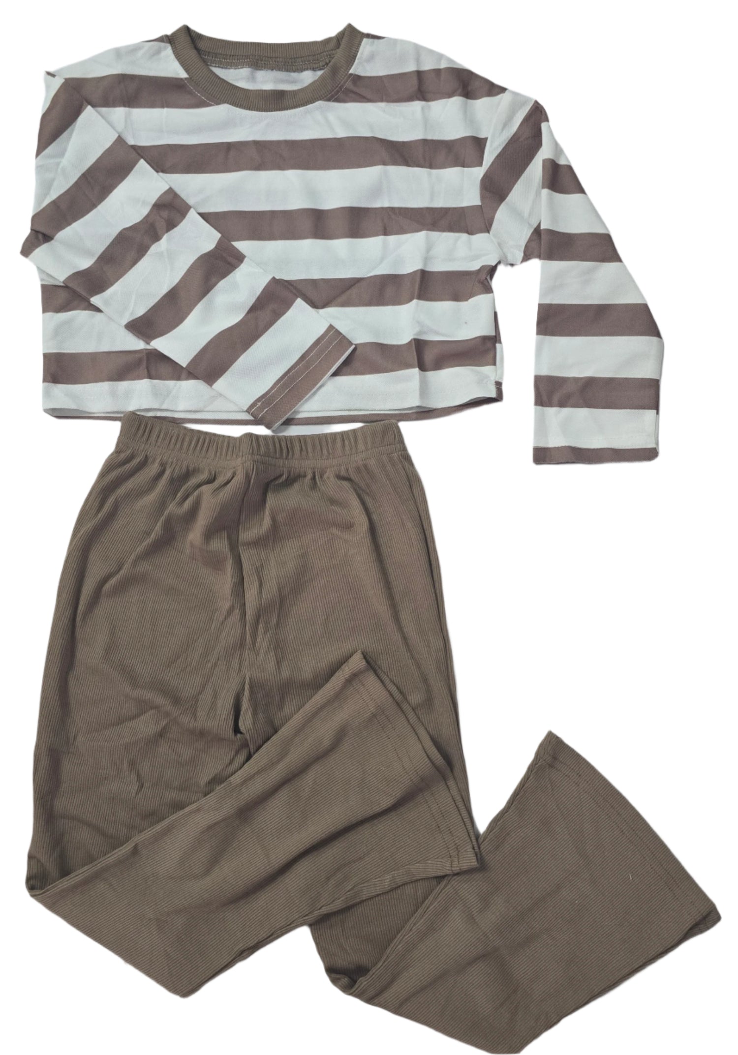Long Sleeve Crop Top set